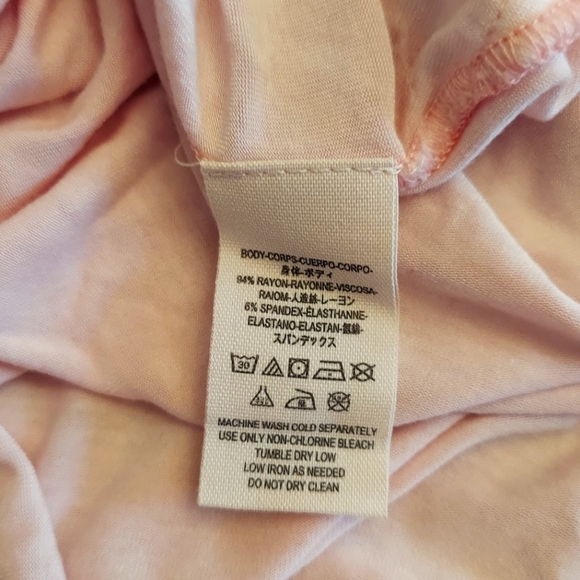 Free People High Low Pink Tshirt in XS - Picture 4 of 4